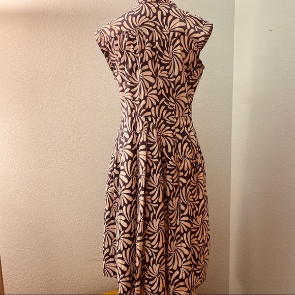 Merona 100% Cotton Dress, Slate Blue Abstract - Picture 9 of 13